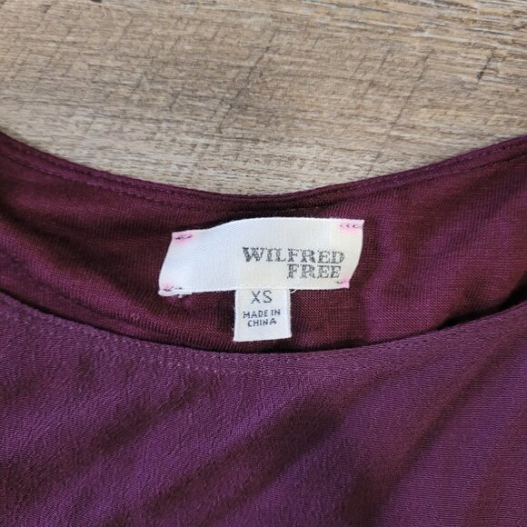 WILFRED FREE | Aritzia Juliger Blouse Crepe Top | Sz. XS - Picture 3 of 6